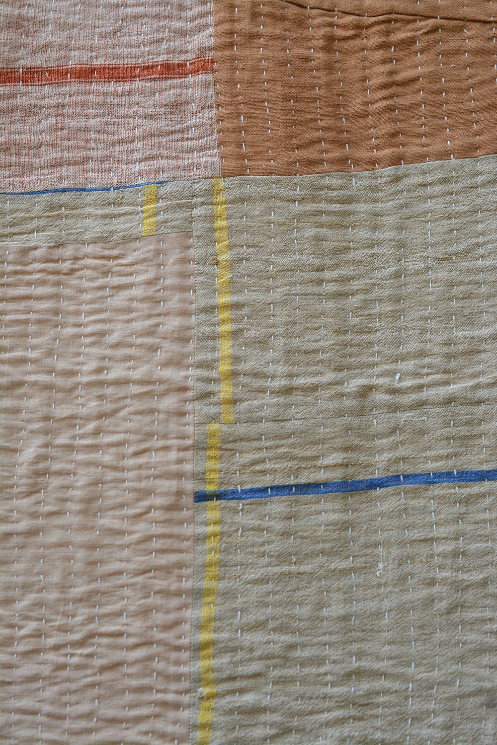 Quilted Khadi Bedspread - Snugglet (61” x 88”) - metaphorracha