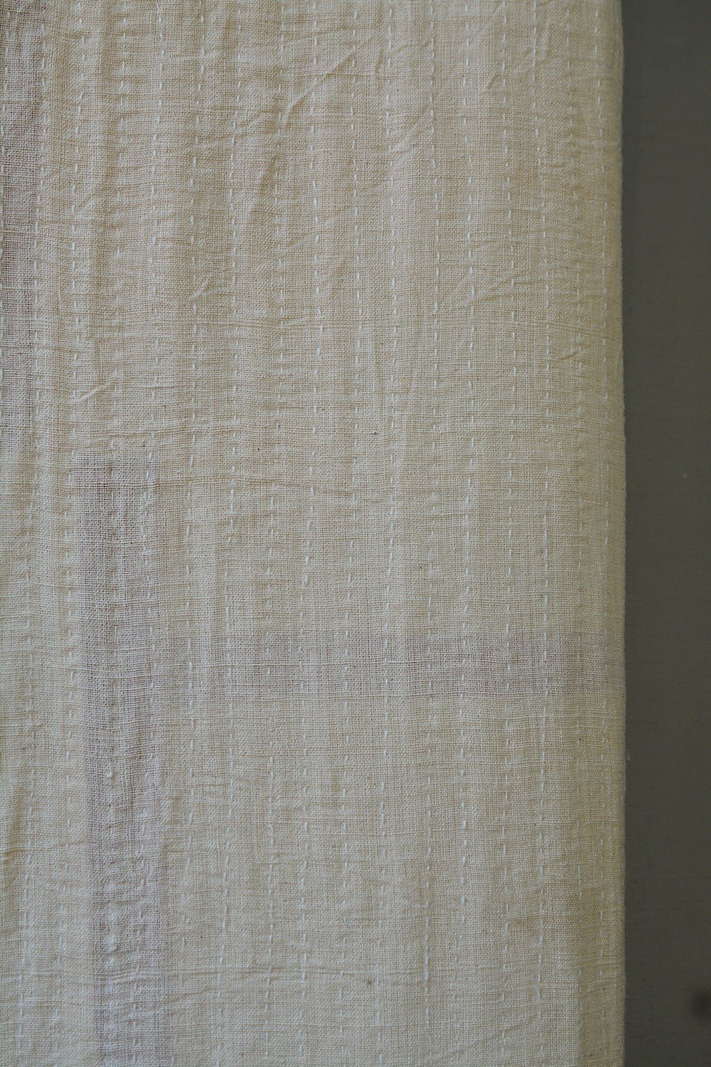 Quilted Khadi Bedspread - Still (90” x 110”) - metaphorracha