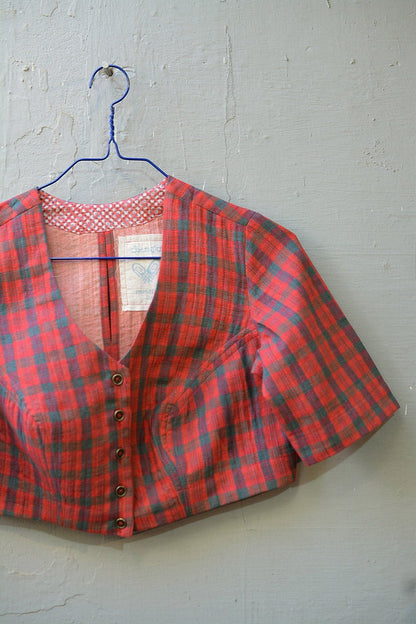 Quilted Khadi Blouse - Chilli & Moss - metaphorracha