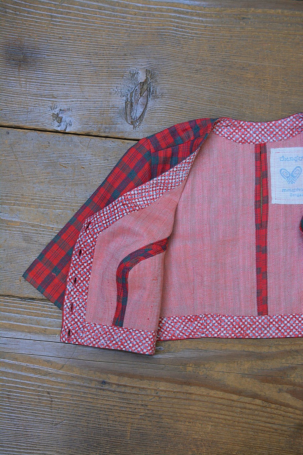 Quilted Khadi Blouse - Chilli & Moss - metaphorracha