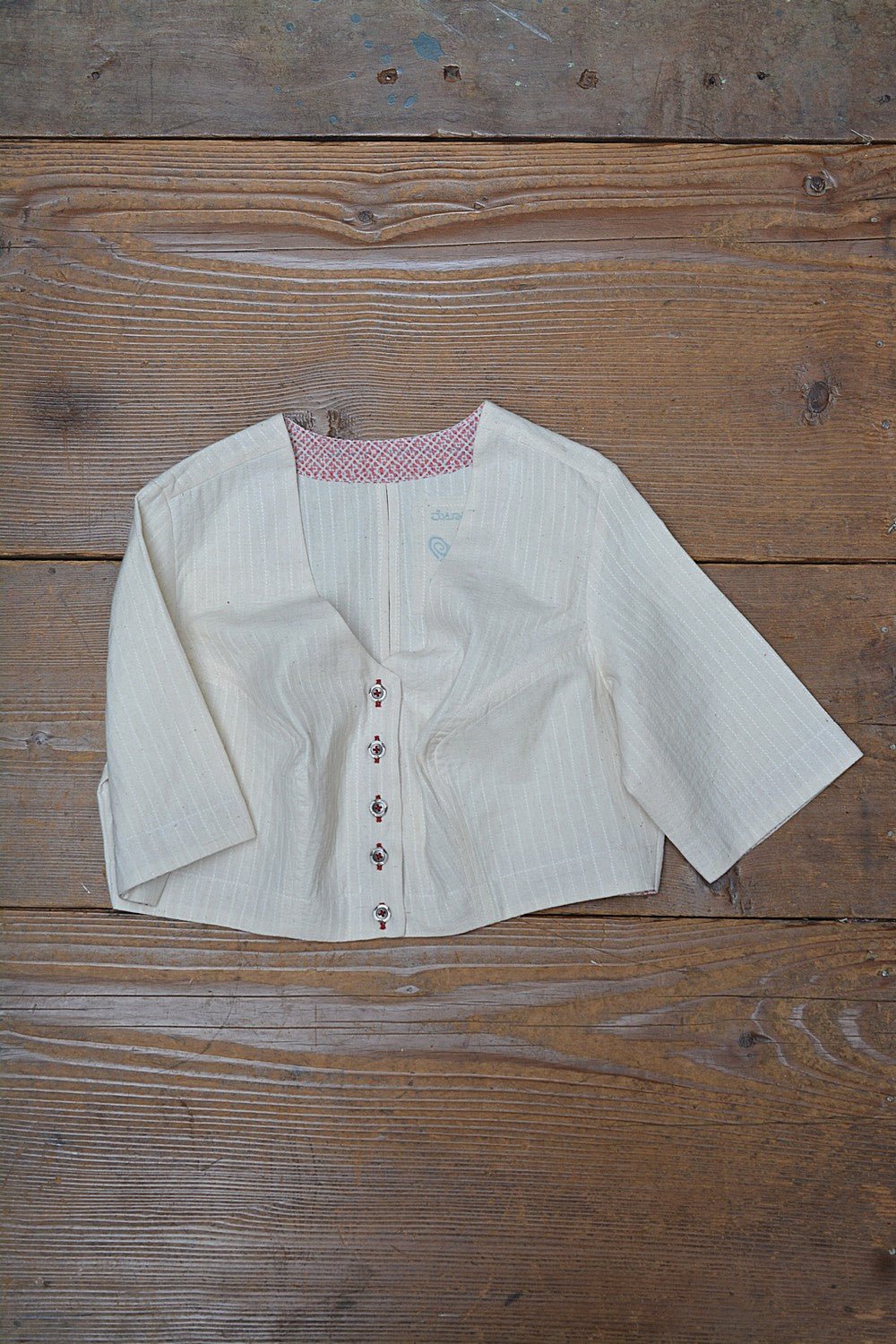 Quilted Khadi Blouse - Kora - metaphorracha