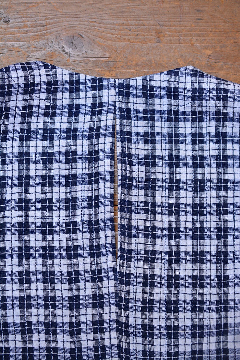 Quilted Khadi Blouse - Maastricht Checks - metaphorracha