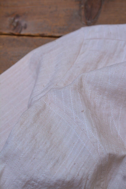 Quilted Khadi Blouse - Mascarpone - metaphorracha