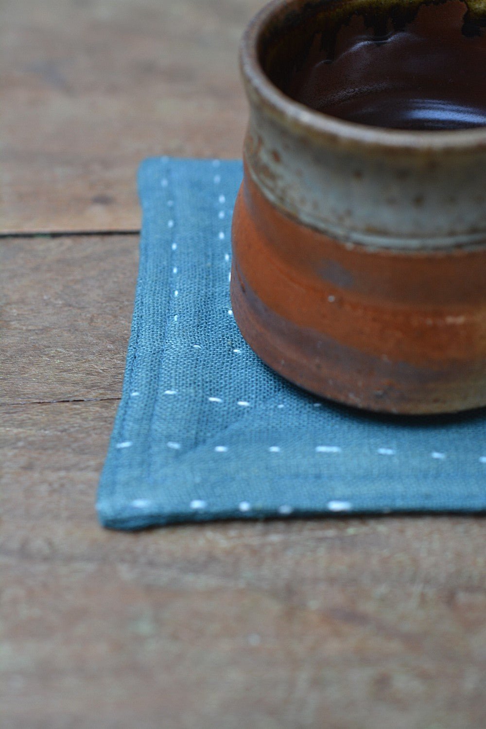 Quilted Khadi Coaster Set - Cutty Sark - metaphorracha