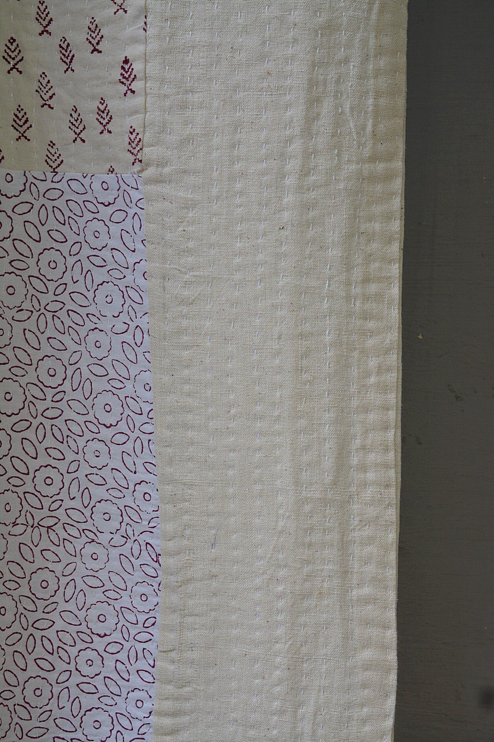 Sathodi - Block Printed Quilt (88"x 110") - metaphorracha