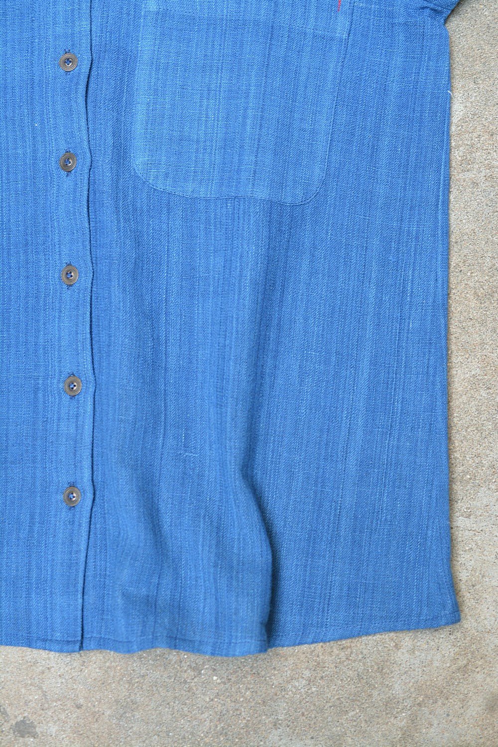 Size S | Indigo Khadi Shirt - metaphorracha