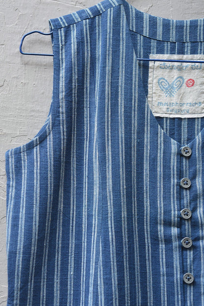Size S | Sleeveless Short Khadi Dress - metaphorracha