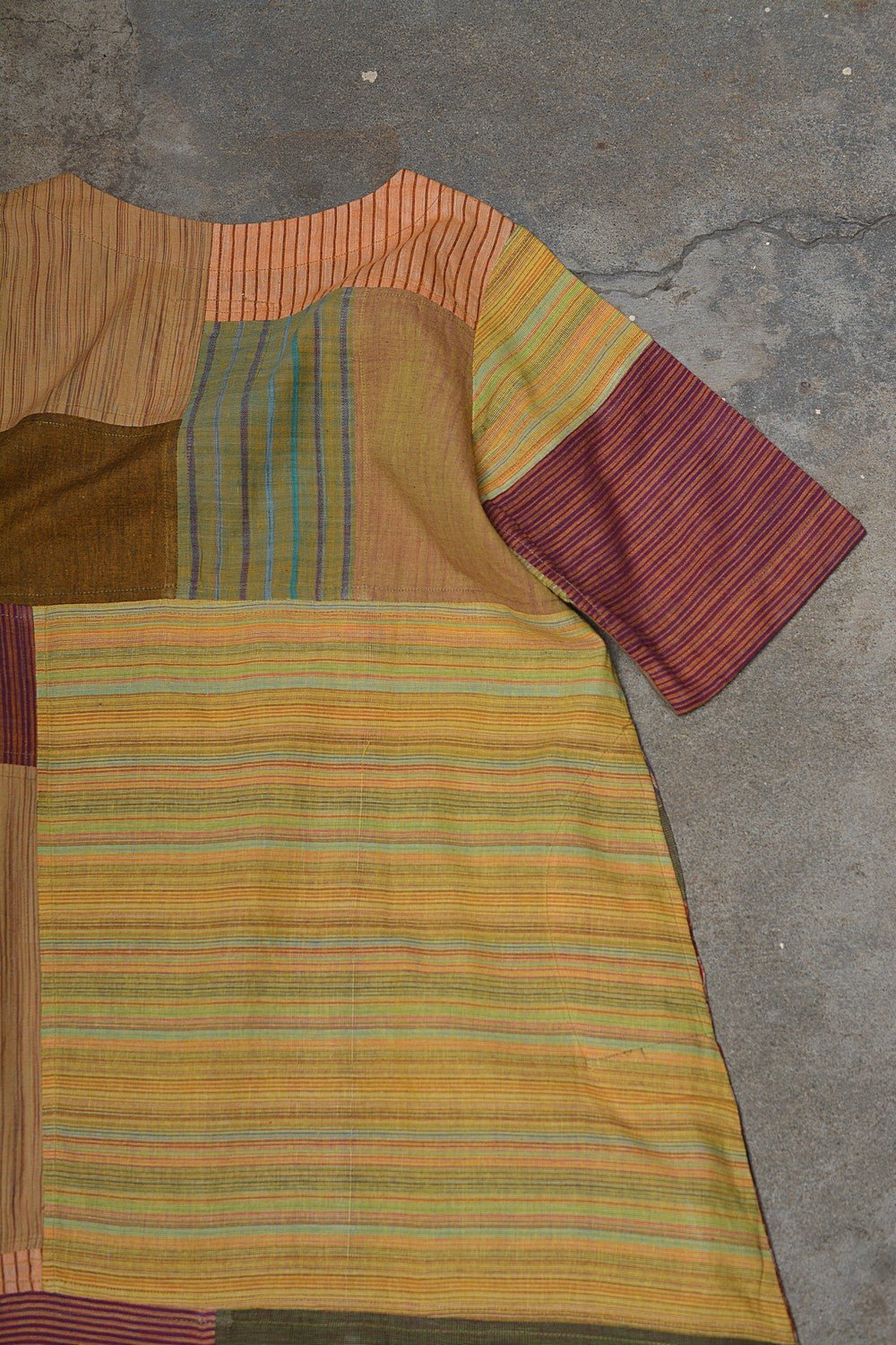 Size S | Upcycled Khadi Dress - metaphorracha