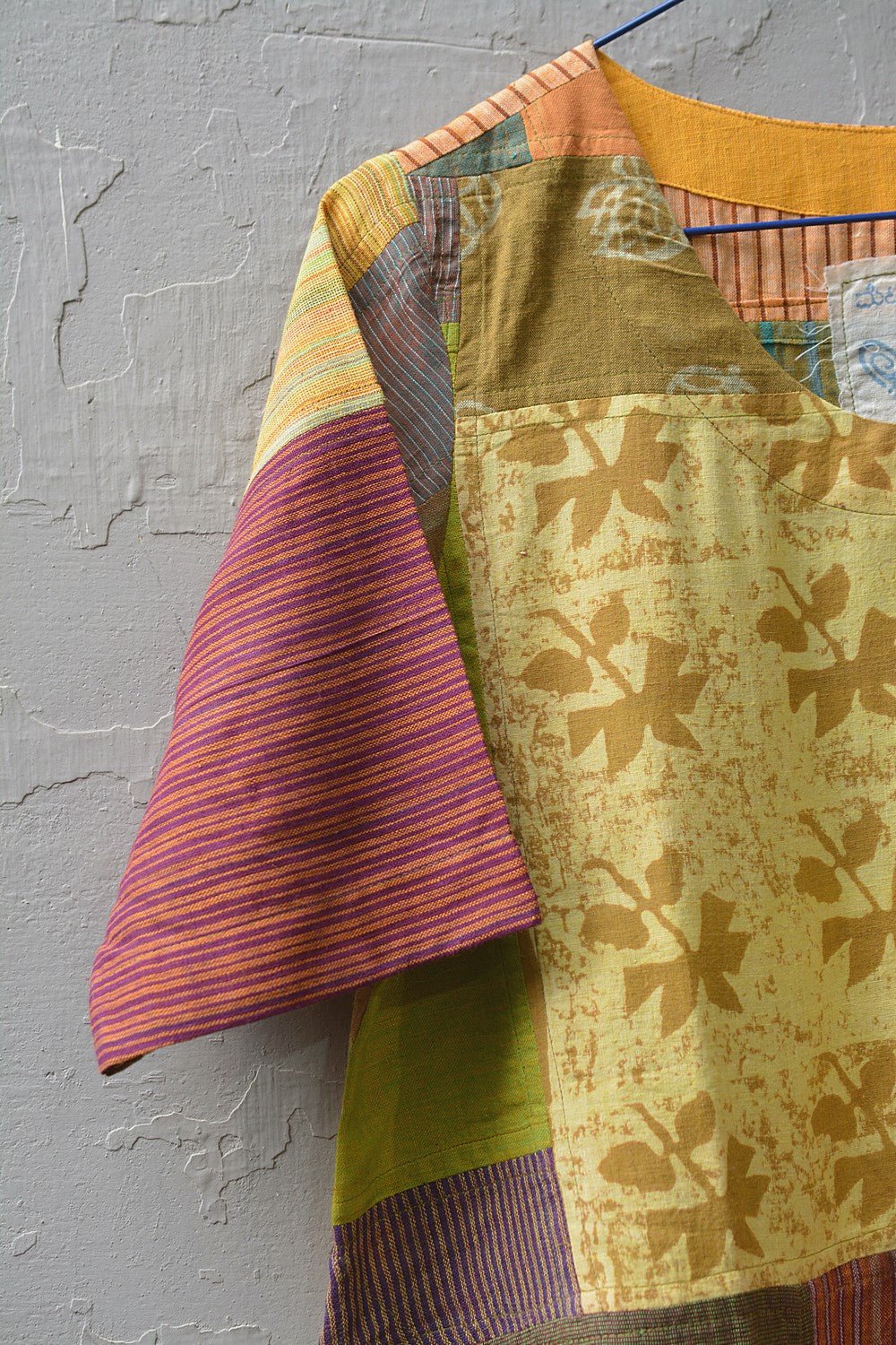 Size S | Upcycled Khadi Dress - metaphorracha