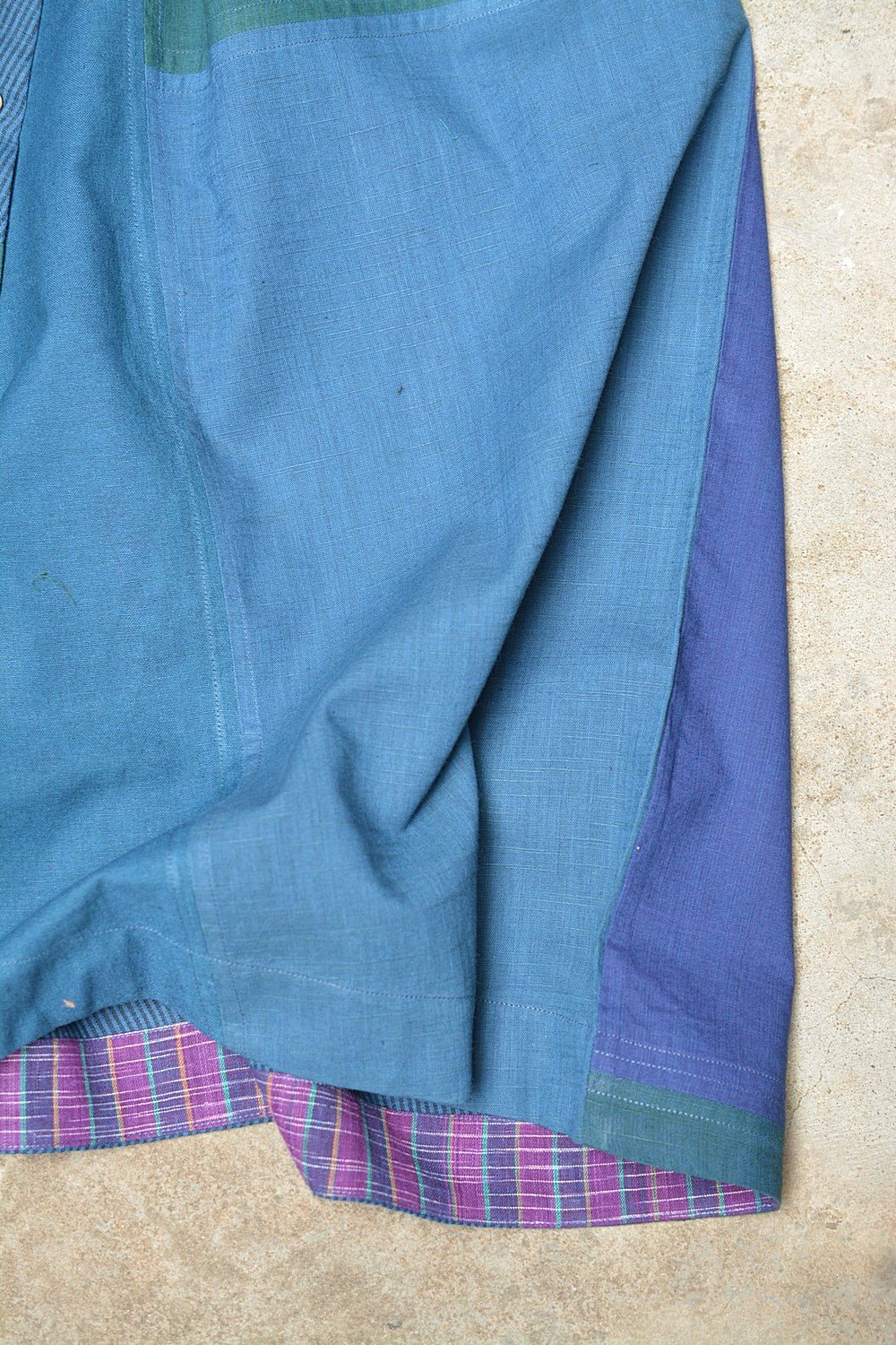 Size S | Upcycled Long Khadi Dress - metaphorracha