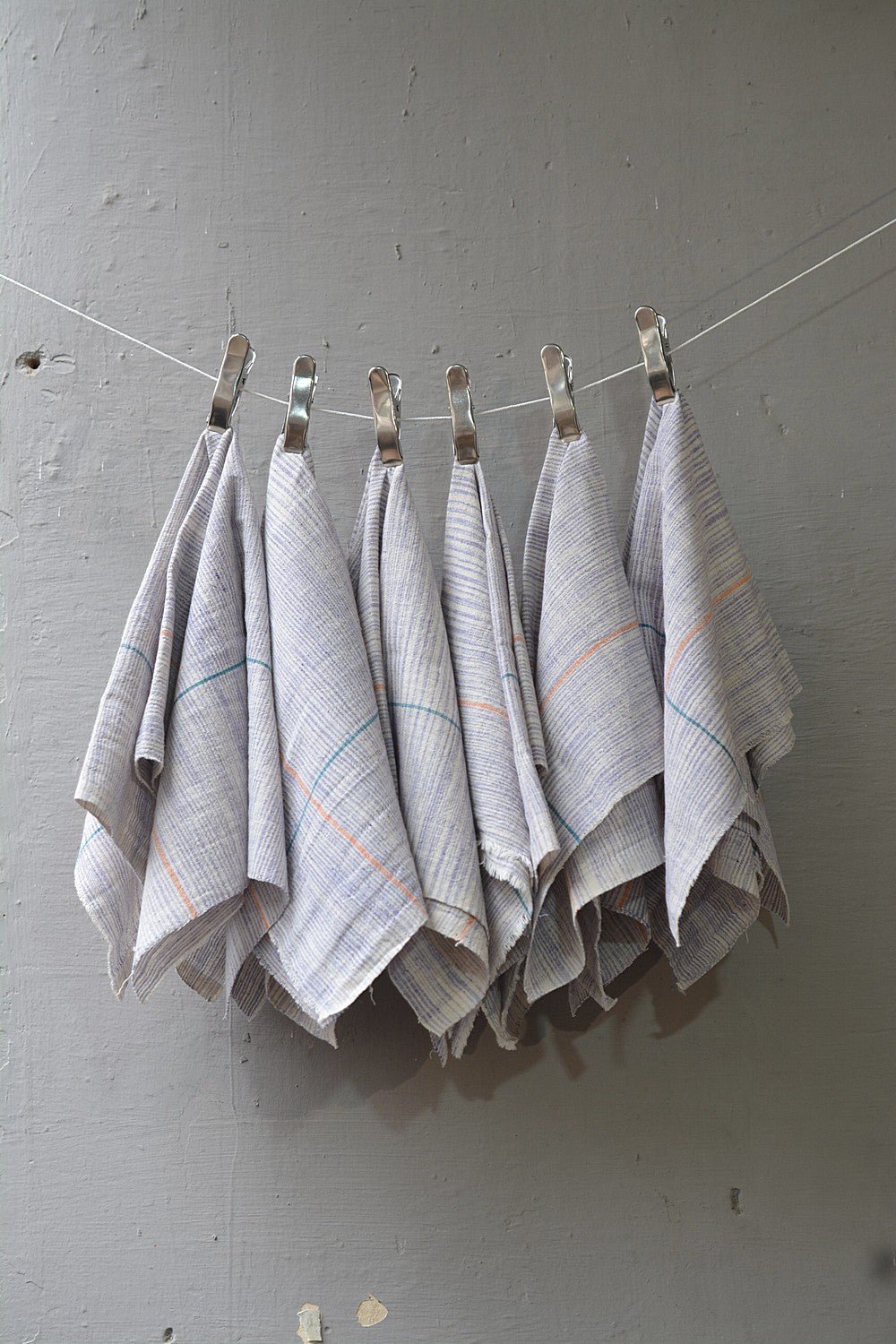 Space - Dyed Khadi Handkerchiefs (Set of 6) - metaphorracha