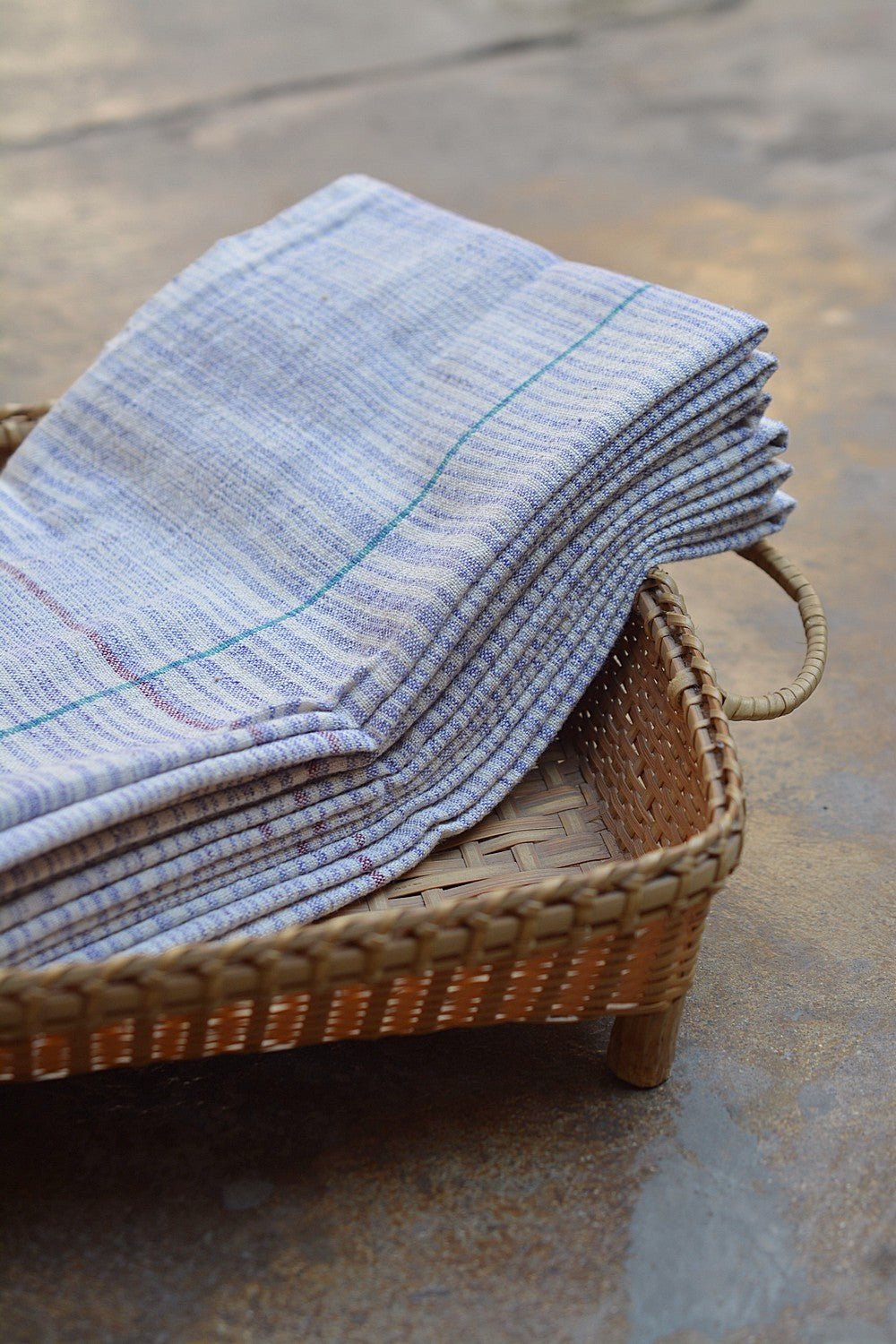 Space - Dyed Khadi Handkerchiefs (Set of 6) - metaphorracha