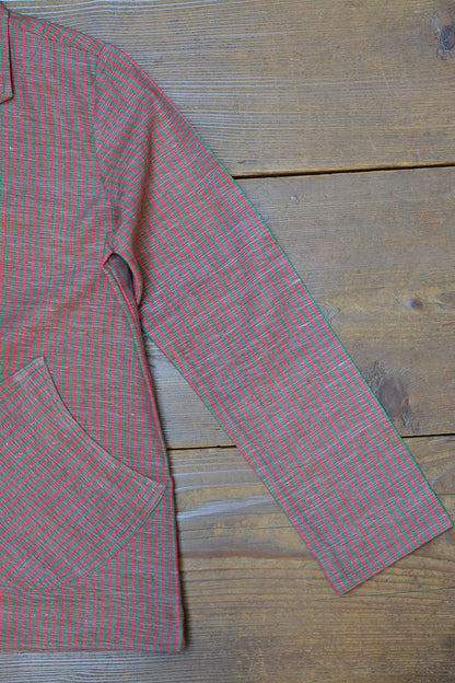 Striped Short Jacket in Size 'S' - metaphorracha
