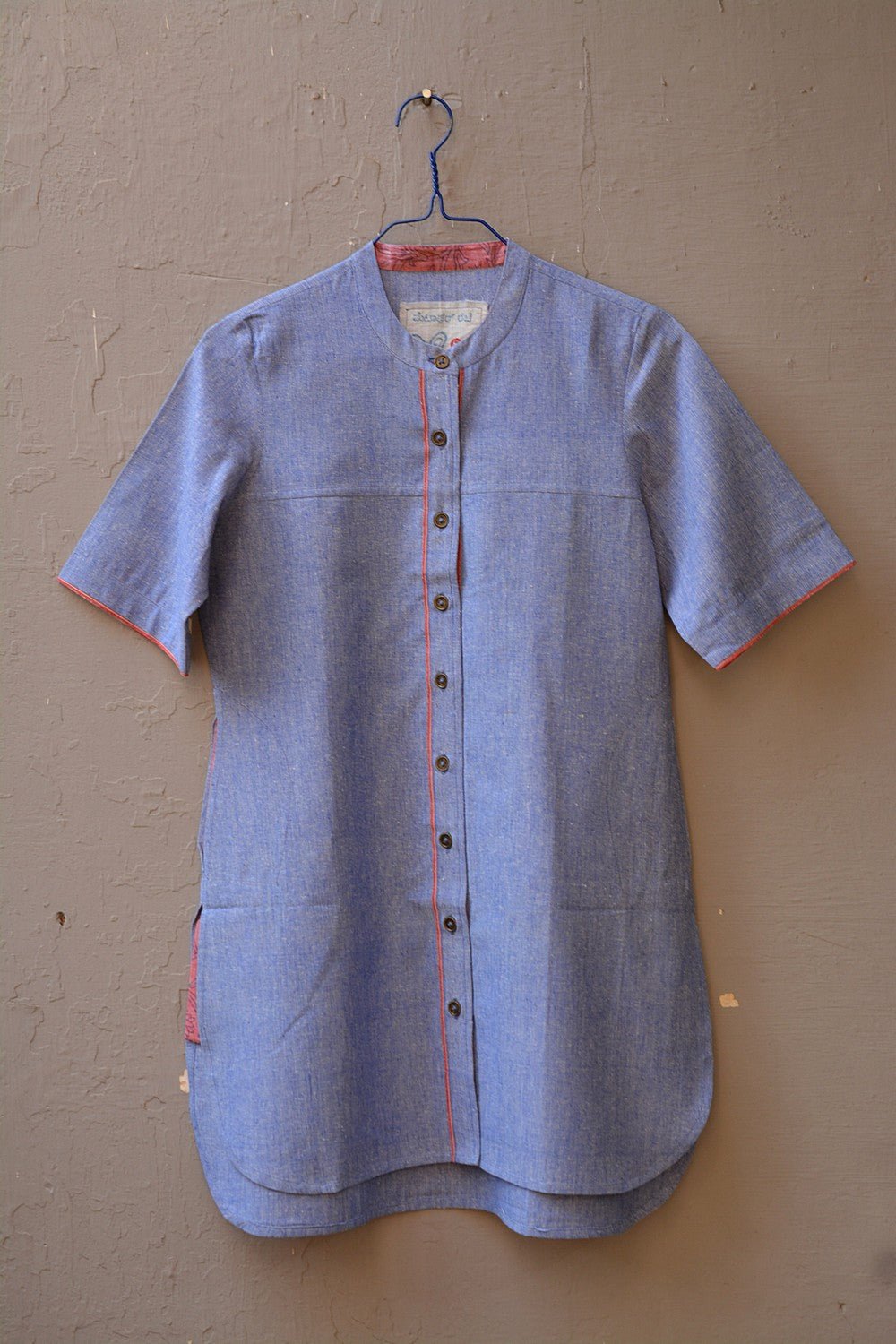 Tunic with Selvedge Detail in Size 'S' - metaphorracha