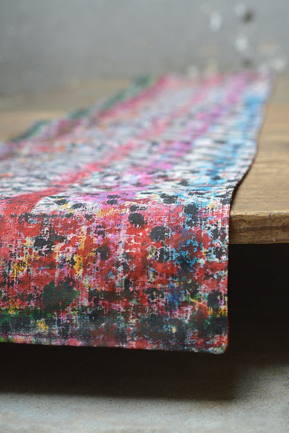 Upcycled Cotton Dining Table Runner - metaphorracha