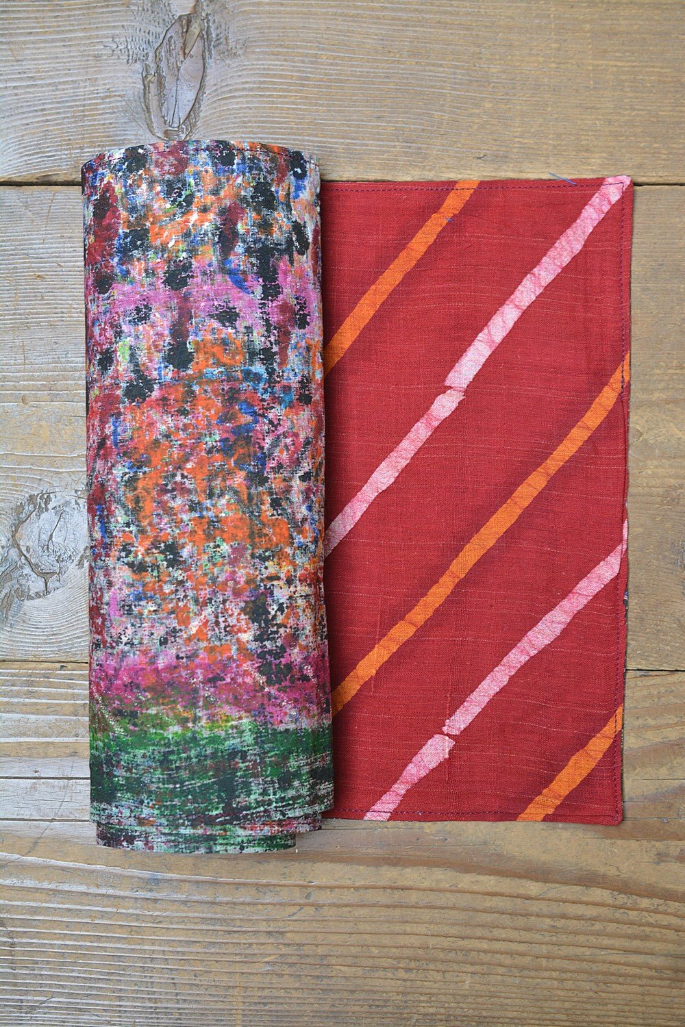 Upcycled Cotton Dining Table Runner - metaphorracha