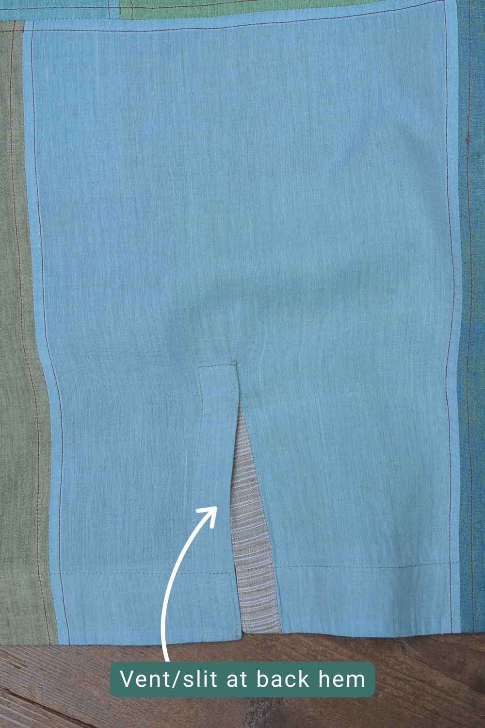 Upcycled Khadi Kurta - Hasiru - metaphorracha