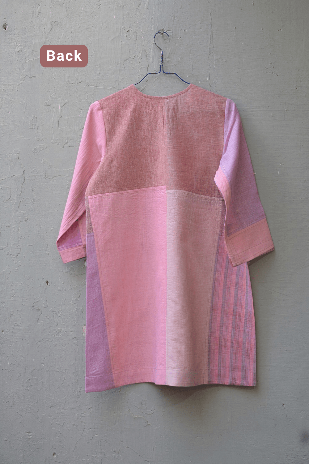 Upcycled Khadi Tunic - Sanje - metaphorracha