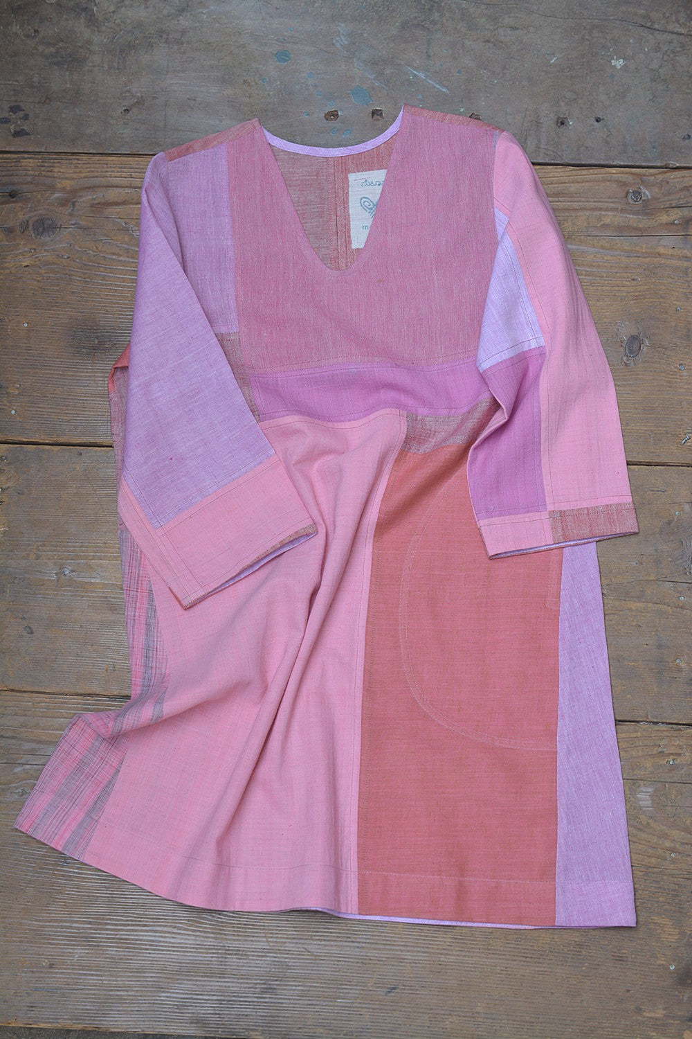 Upcycled Khadi Tunic - Sanje