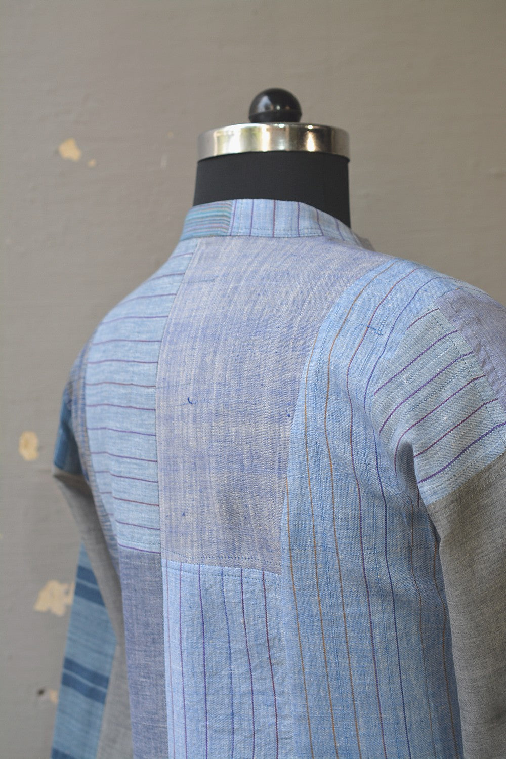 Upcycled Khadi Jacket - Mugilu