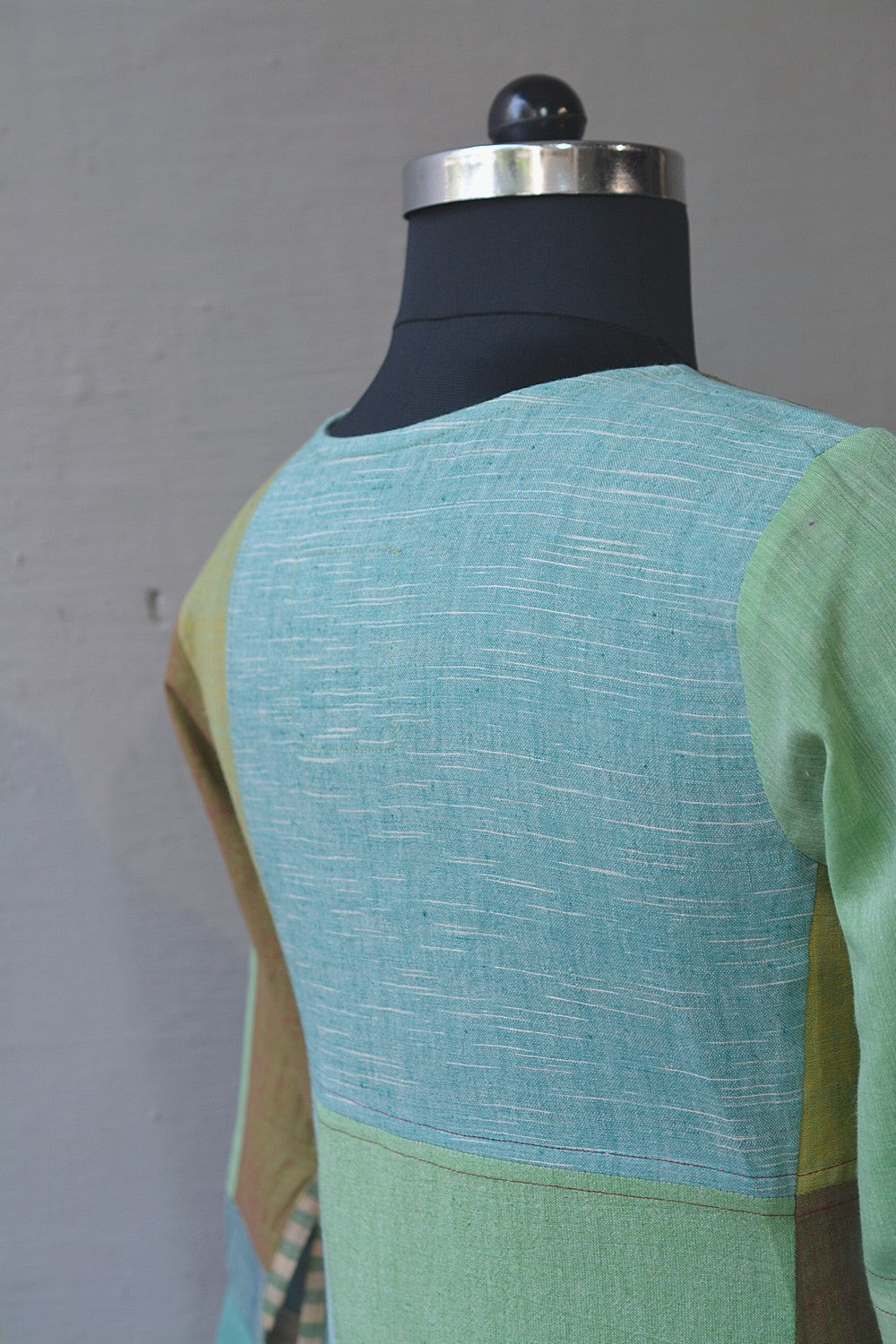Upcycled Khadi Kurta - Hasiru