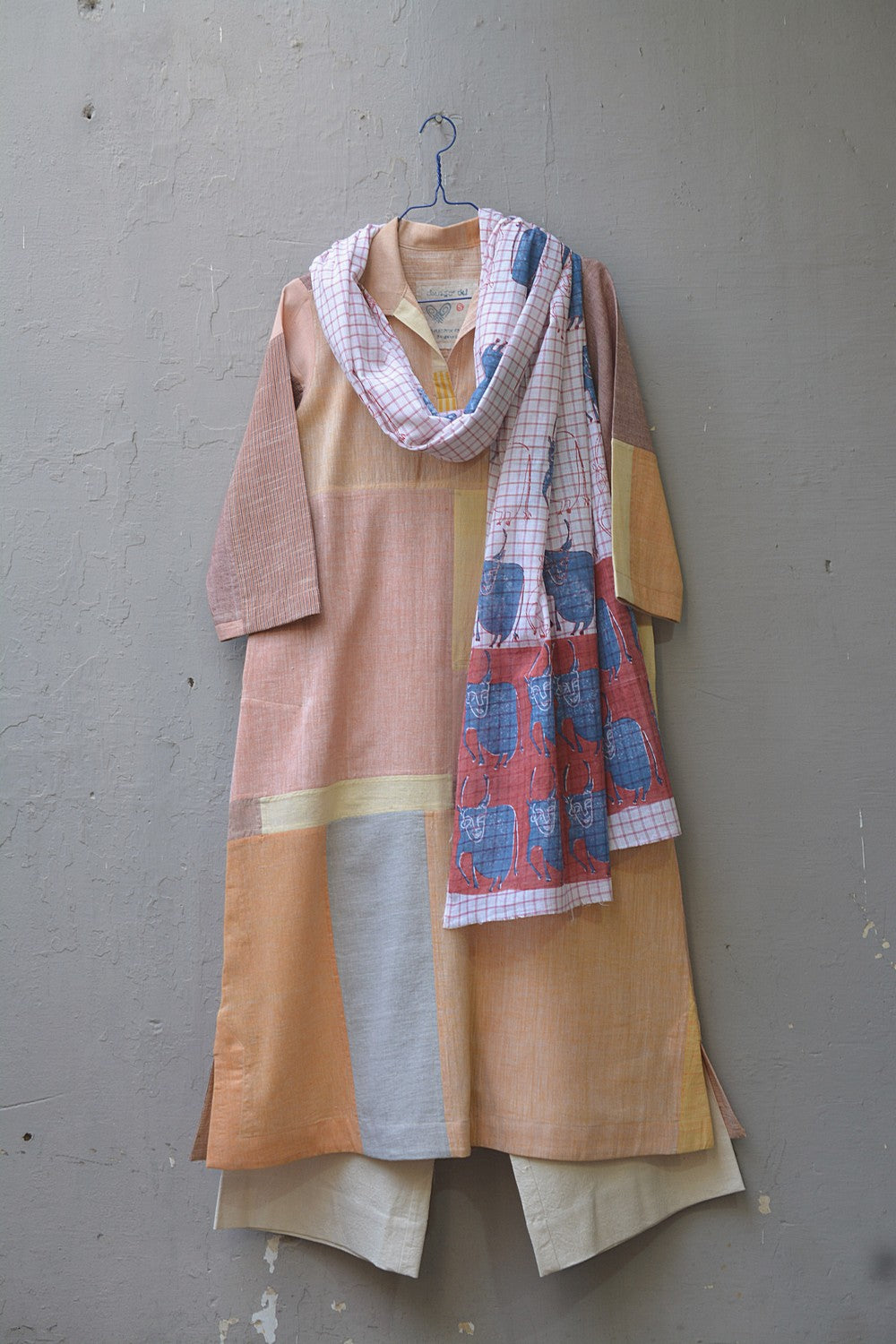 Upcycled Khadi Dress - Munjane