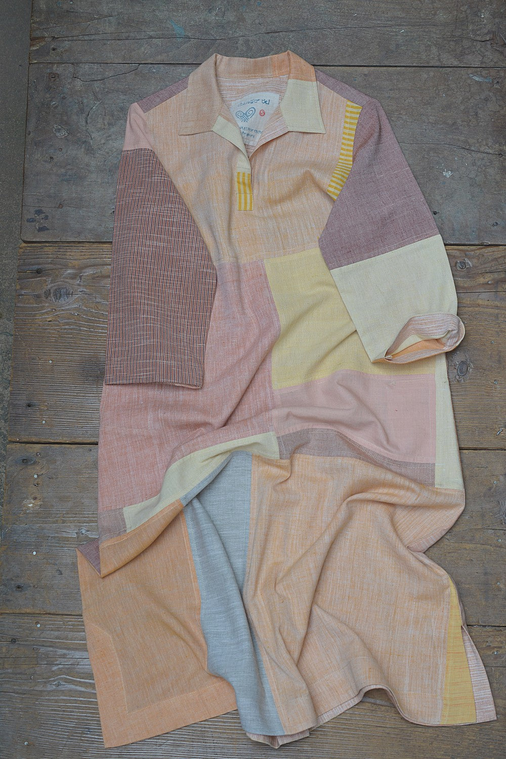 Upcycled Khadi Dress - Munjane