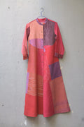 Upcycled Khadi Dress - Kempu