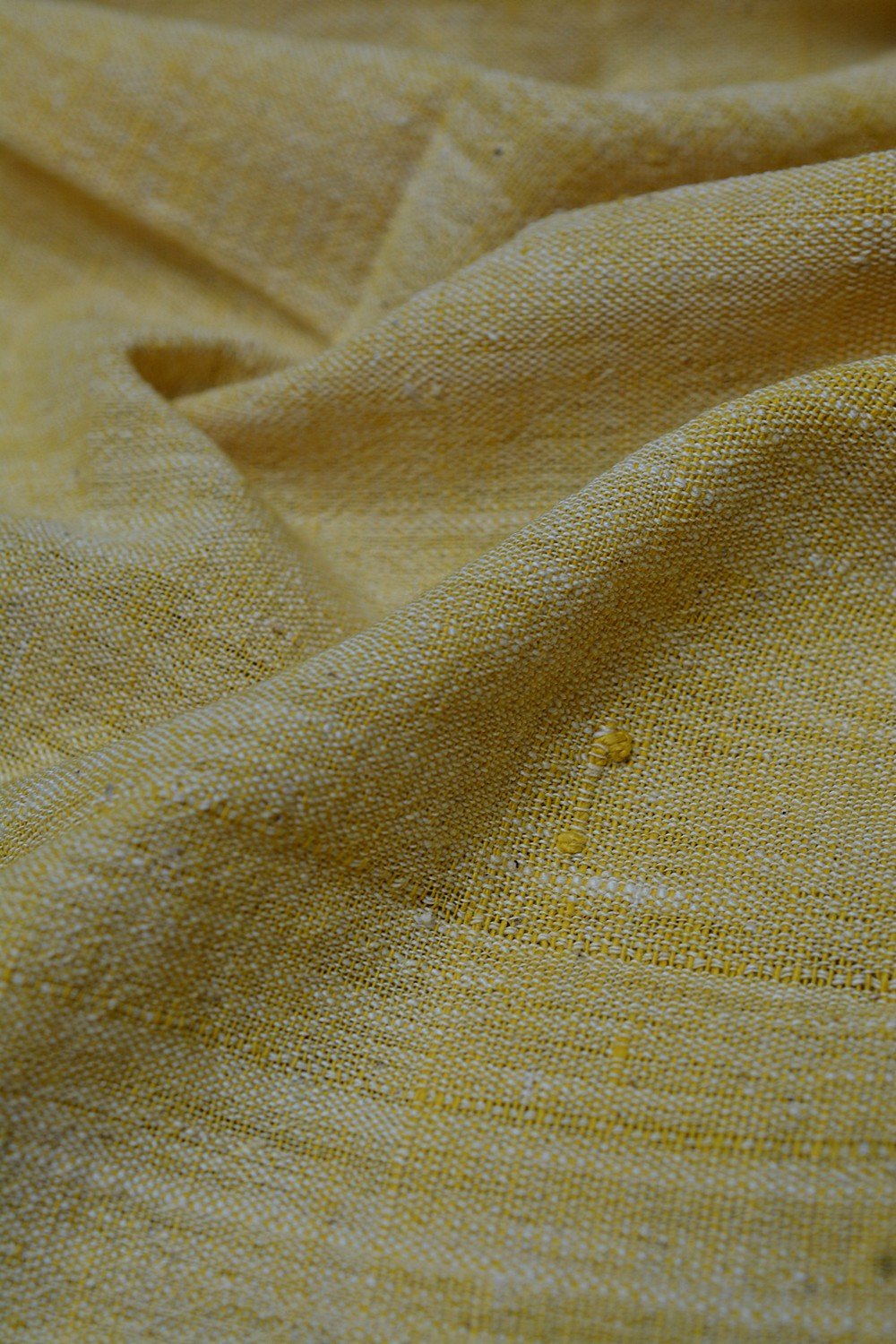 Yellow Chambray Handmade Cotton Handkerchiefs - metaphorracha