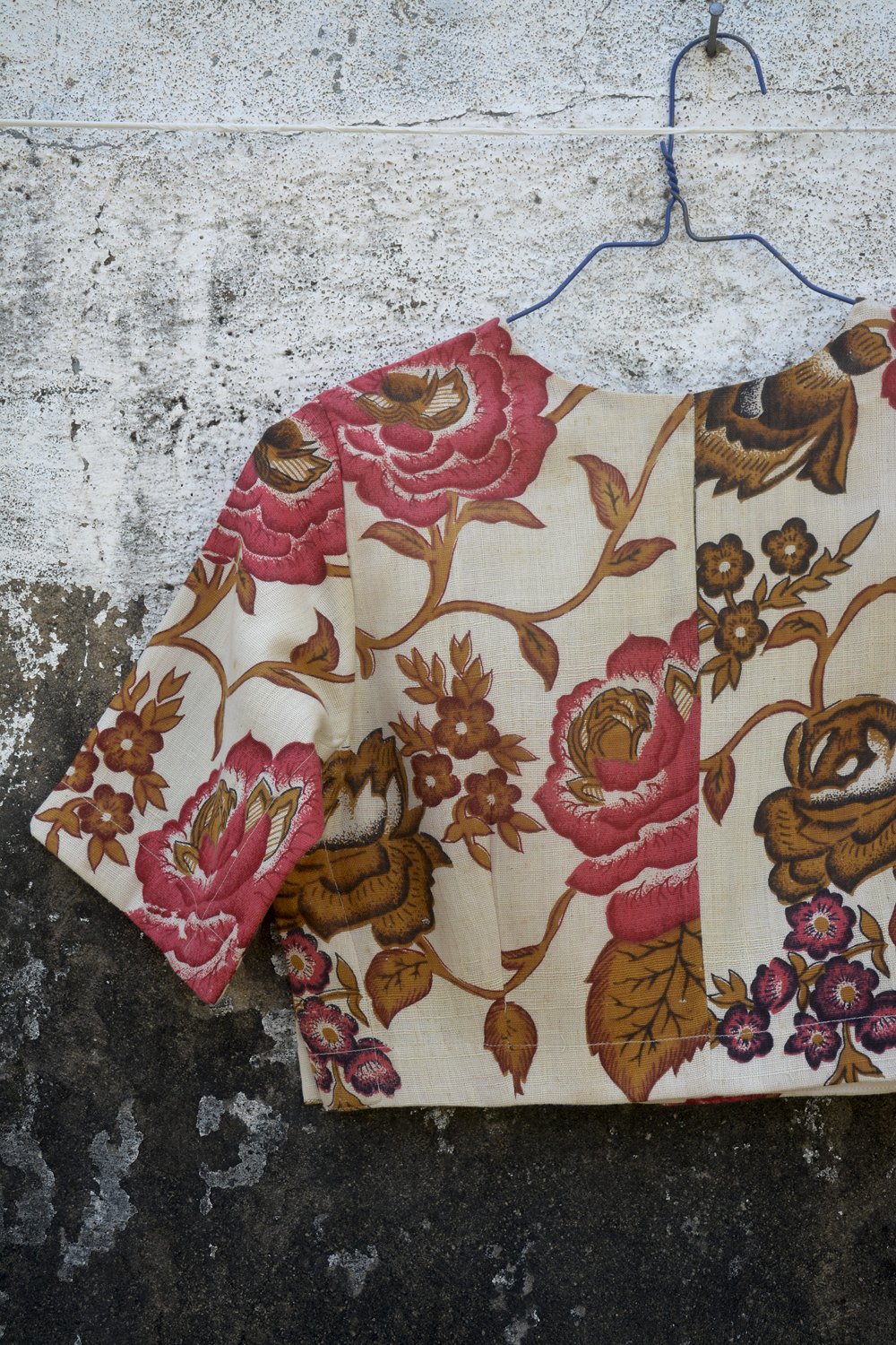 Chintz Inspired Print Saree Blouse | Fabric of freedom - metaphorracha