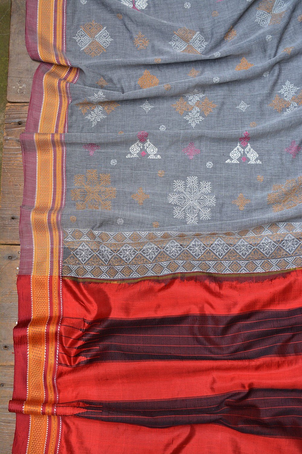 Dharwad Cotton Green Saree 12 – Kumaran Silks