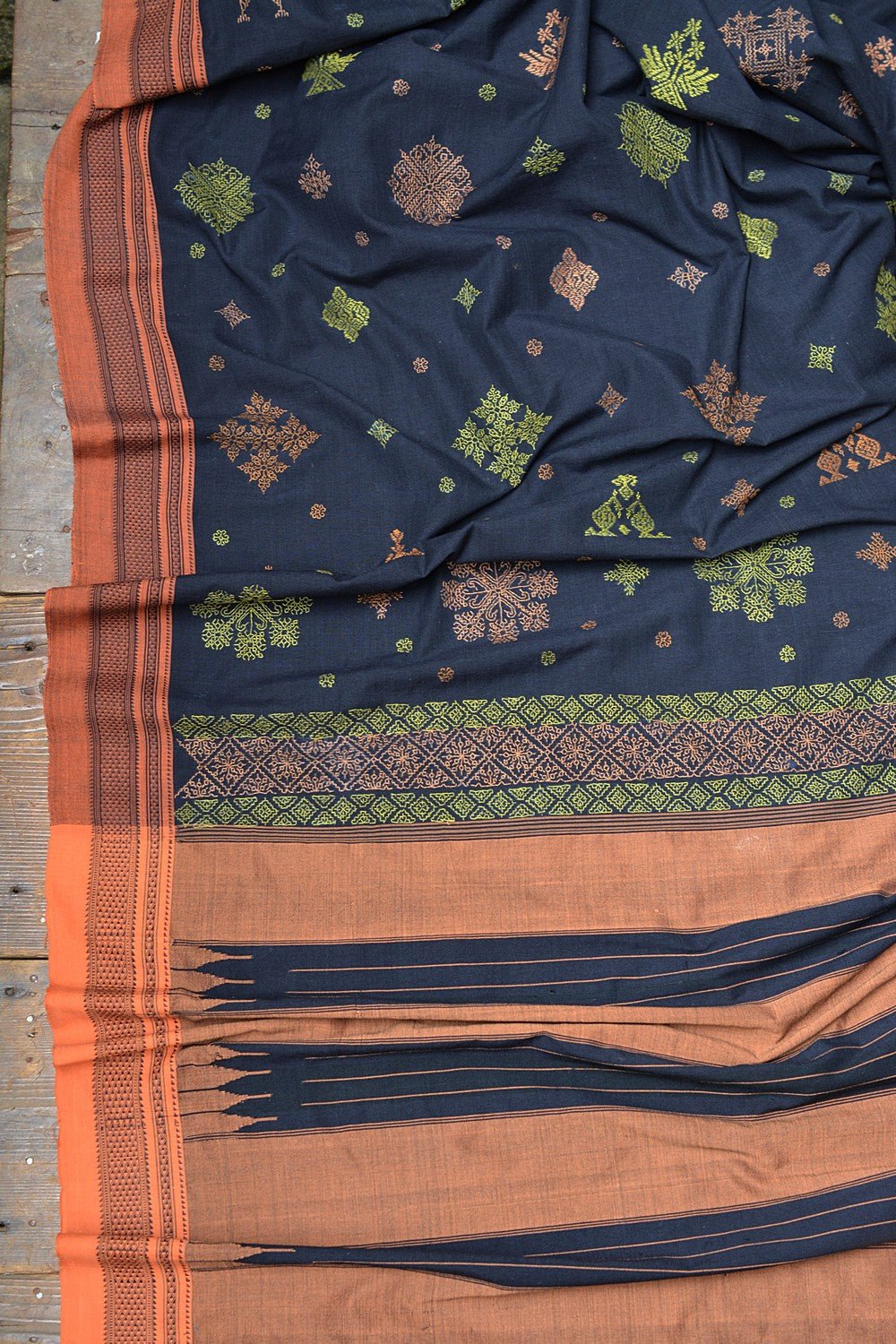 Chiki Para saree #Paras #Border #Karnataka #Sustainable #ReverseMigration  #Handwoven #Handmade #Handloom #saree… | Cotton sarees handloom, Fabric,  Saree collection